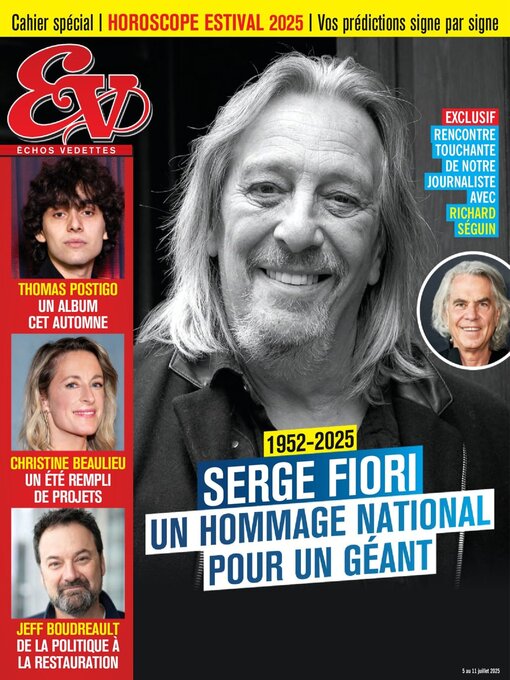 Détails du titre pour Échos Vedettes par TVA Publications Inc. - Disponible